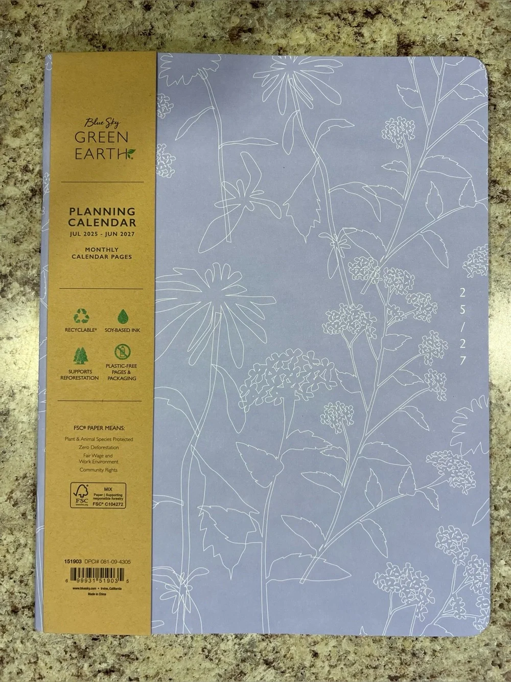 Brand New-Blue Sky Planning Calendar